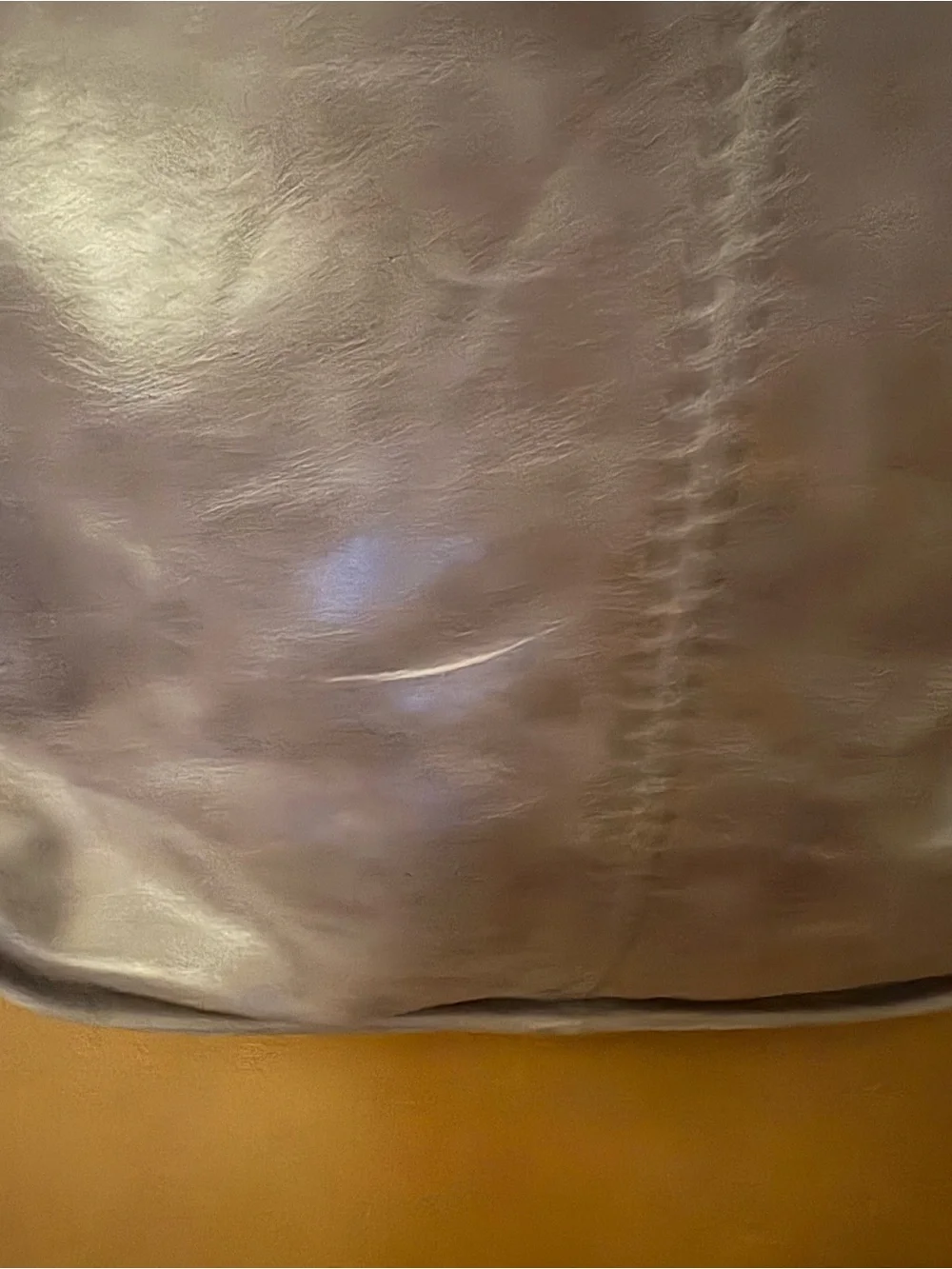 HOBO Gray Leather Hobo Bag